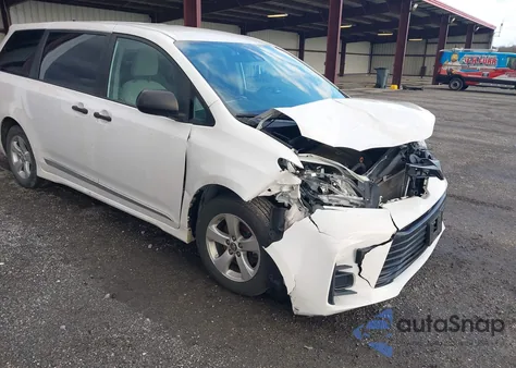 2020 Toyota Sienna L from USA, damaged, VIN 5TDZZ3DC1LS032881